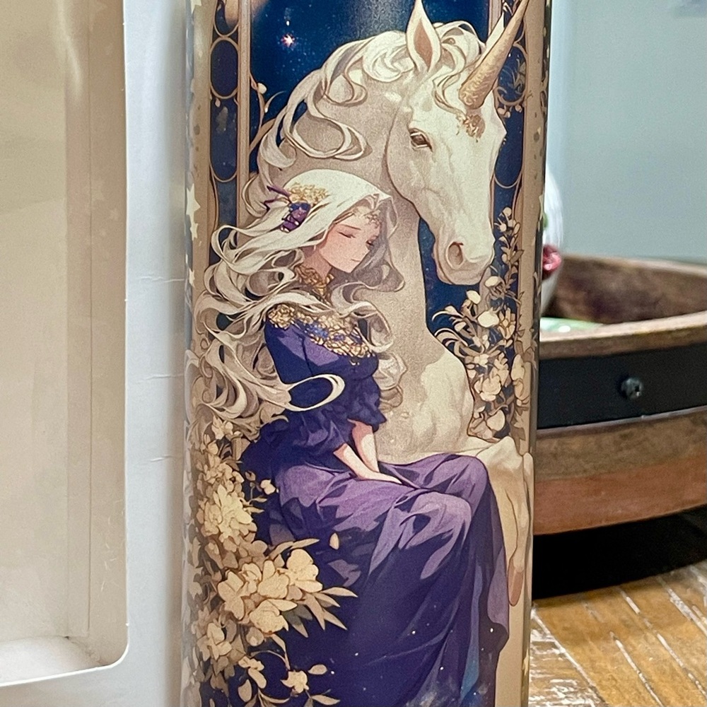The Last Unicorn Tumbler 20oz. Stainless Steel - Picture 3 of 4